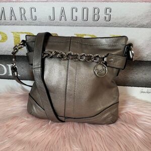 Coach Bronze Leather sling bag
